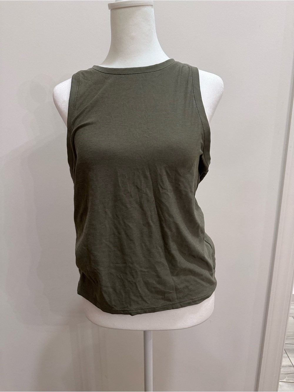 Beyond Yoga Olive Green Muscle Tank